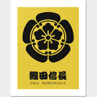 Oda Nobunaga Crest with Name Posters and Art